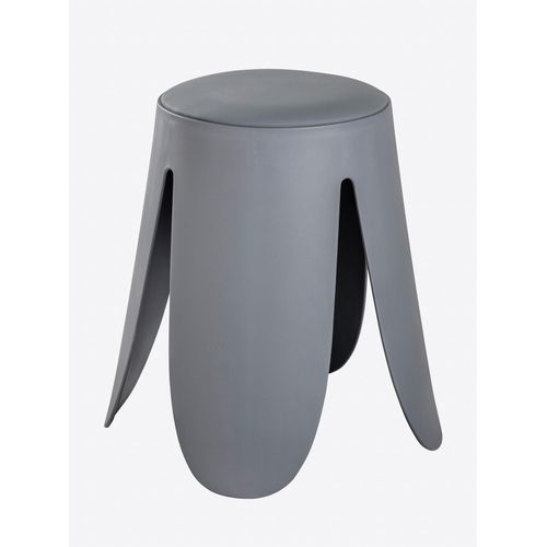 Hocker HEINE HOME, grau (anthrazit), B:44,5cm H:46cm T:44,5cm, Hocker