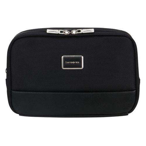 Kulturbeutel SAMSONITE "IMAGE Toilet Kit", Gr. B/H/T: 22cm x 14cm x 9cm, schwarz, Nylon, Polyurethan, Taschen Kulturbeutel, Kulturtasche Wash Bag Nassfach