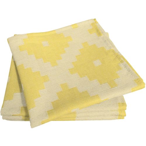 Stoffserviette ADAM "Maroccan Shiraz Light" Gr. 1, gelb, B:30cm L:30cm, Obermaterial: 100% Baumwolle, Servietten