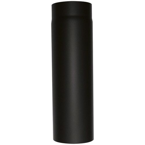 Ofenrohr JUSTUS, schwarz, L:25cm, Stahlblech, Rohre, für Kaminöfen
