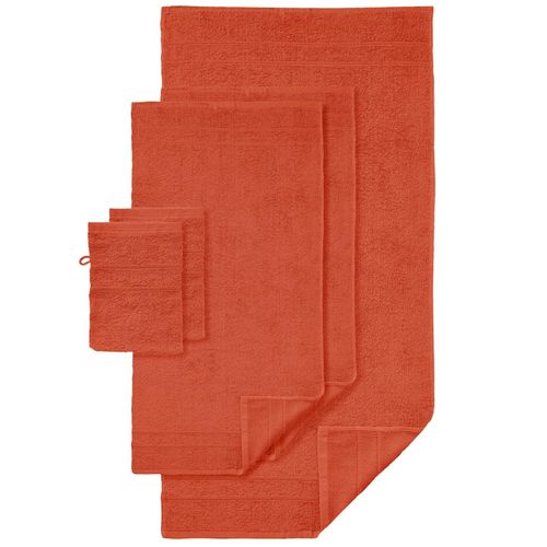 Handtuch WÄSCHEPUR, orange, B:50cm L:100cm, 100% Baumwolle, Handtücher (Packung)