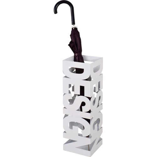 Schirmständer HAKU, weiß, B:16cm H:48cm T:16cm, Regenschirmständer