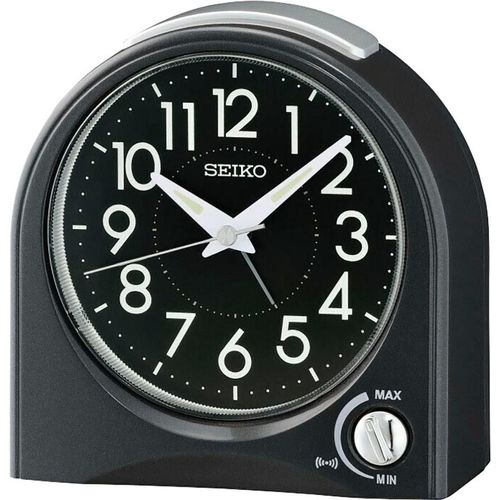 Quarzwecker SEIKO, schwarz, Wecker, Wecker, Reisewecker, Piepalarm, Schlafzimmer, Geschenkidee
