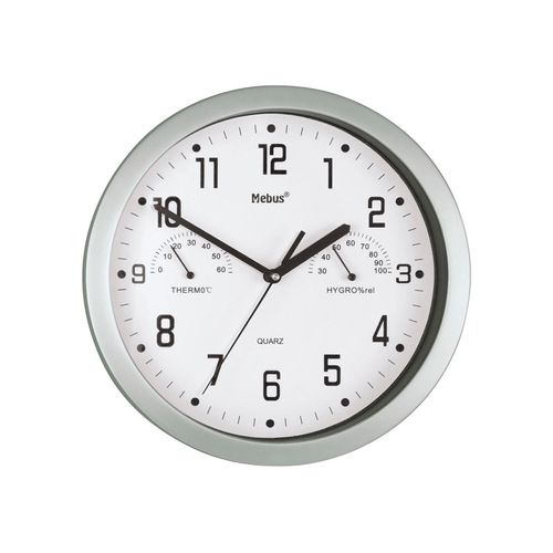 Wanduhr, grau, Wanduhren
