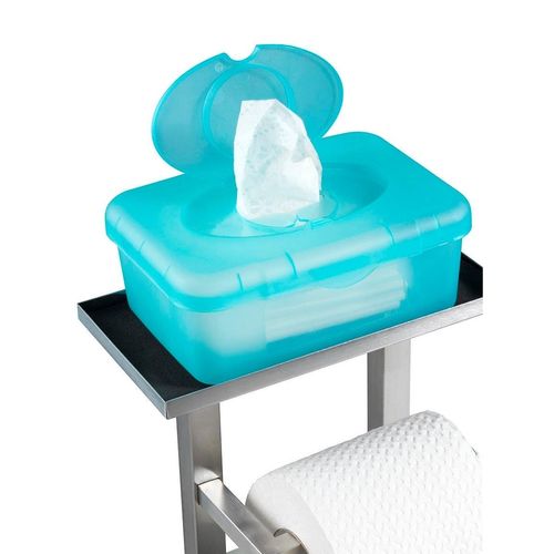 Badaccessoire-Set, silber (silberfarben), Badaccessoires-Sets