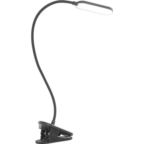 Klemmleuchte DOMO COLLECTION, schwarz, B:6cm H:65cm L:12cm, Lampen, mit USB-Lade- und Touchfunktion, dimmbar und verstellbar