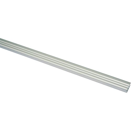 Beschwerungsgewicht GARDINIA "Unterprofil" Gr. 1, silber (silberfarben), L:60cm, Aluminium, Beschwerungsgewichte, Serie Flächenvorhang-Technik Atlanta 3-läufig