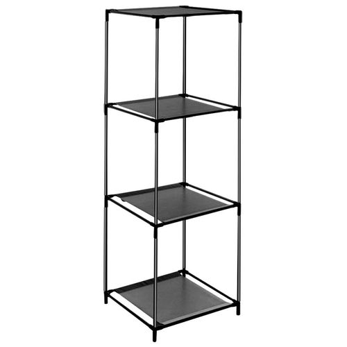Steckregal ADOB "Steckregal", schwarz, B:35cm H:104cm T:35cm, Kunststoff, Regale