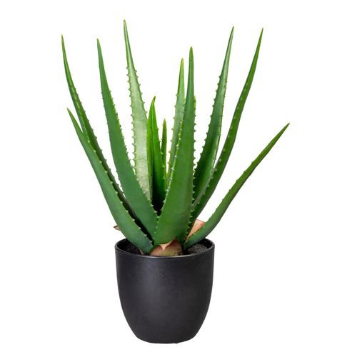 Kunstpflanze GASPER, grün, B:30cm H:47cm T:30cm, Kunststoff, Kunstpflanzen