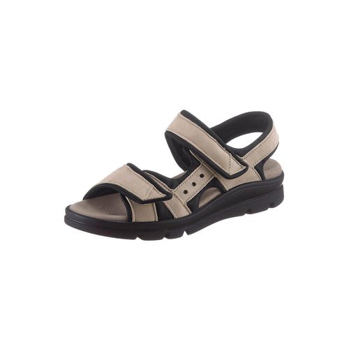 Sandale ACO, Damen, Gr. 42, beige, Nubukleder, sportlich, Schuhe