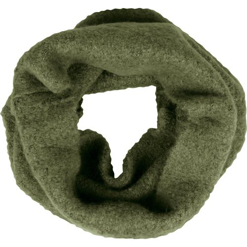 Loop CAPELLI NEW YORK, Damen, grün (olive), Strick, Materialmix, unifarben, casual, Modetücher, mit kuscheligem Tragegefühl