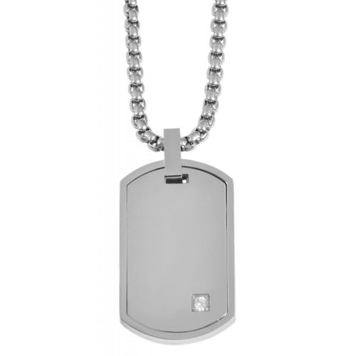 Kette mit Anhänger ADELIA´S, silber, Halsketten, Damen, unbekannt, Edelstahl