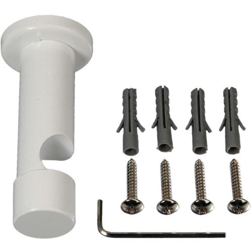 Träger LIEDECO, weiß, Ø:2cm, Gardinenstangenhalterungen, für Gardinenstangen Ø 20 mm