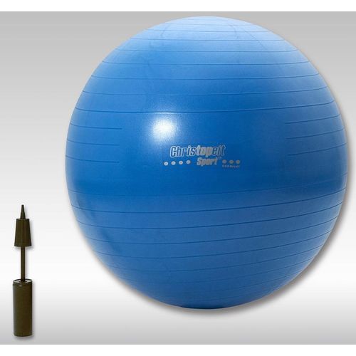 Gymnastikball CHRISTOPEIT SPORT Gr. 75, blau, Bälle, 75, Synthetik, Ø:75cm in Gr. 75