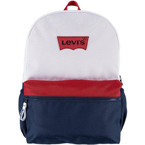 Schulrucksack LEVI'S KIDS, Baby, blau (marineblaus), Web, Polyester, colorblocking, casual, Rucksäcke
