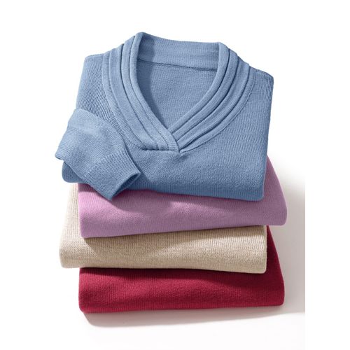 V-Ausschnitt-Pullover CLASSIC BASICS 
