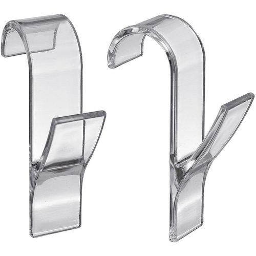 Handtuchhaken HEINE HOME, transparent, B:6.5cm H:2.5cm L:10cm, Kunstfaser, Haken