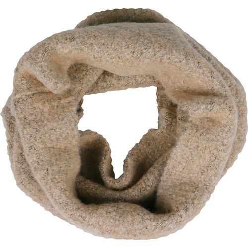 Loop CAPELLI NEW YORK, Damen, braun (camel), Strick, Materialmix, unifarben, casual, Modetücher, mit kuscheligem Tragegefühl