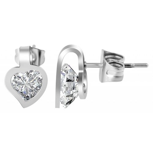 Paar Ohrhänger ADELIA´S, silber, Ohrringe, Damen, Damen, Edelstahl