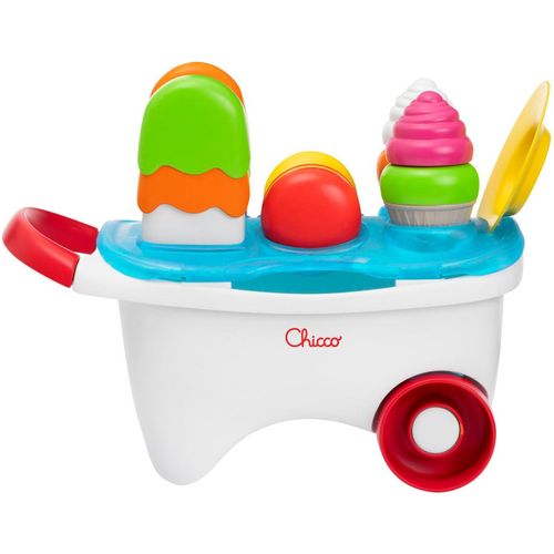 Steckspielzeug CHICCO "Eiswagen zum Sortieren", bunt, Steckspielzeug, KinderB:13cm H:21cm T:27cm, Kunststoff, B:13cm H:21cm T:27cm