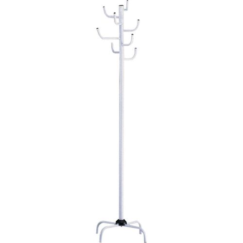 Garderobenständer HAKU, weiß, B:37cm H:180cm T:37cm Ø:37cm, Metall, Garderobenständer