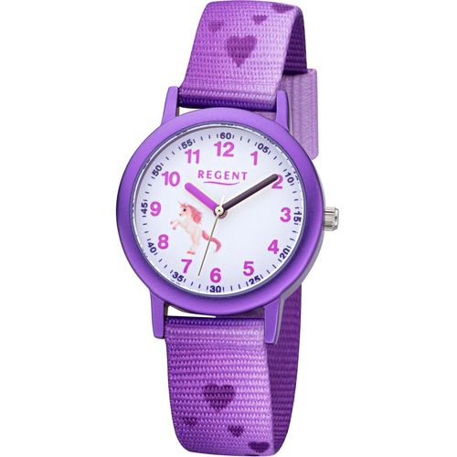 Quarzuhr REGENT, lila, Armbanduhren, Kinder, Armbanduhr, Kinderuhr, Geschenkideee, Geburtstag, Schulanfang, Lernuhr