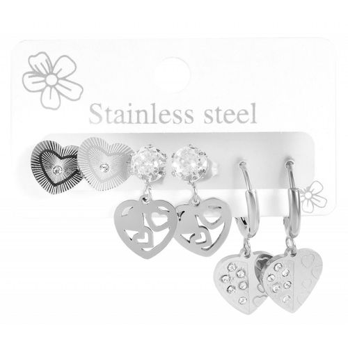 Paar Ohrhänger ADELIA´S, silber, Ohrringe, Damen, Damen, Edelstahl