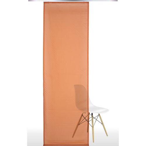 Schiebegardine LIEDECO Gr. 1, orange (terrakotta), B:60cm H:245cm, Polyester, Gardinen, HxB: 245x60, ohne Paneelwagen