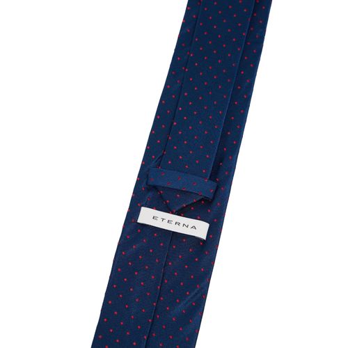 Krawatte ETERNA, Herren, Gr. onesize, blau (dunkelblau), Seide, Krawatten