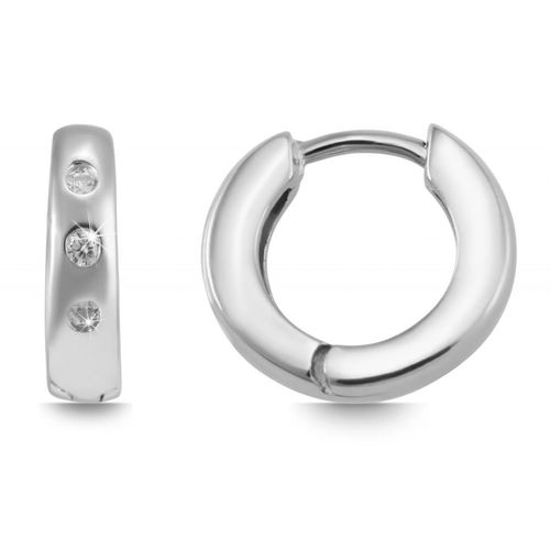Paar Creolen ADELIA´S, silber, Ohrringe, Damen, Damen, Silber 925 (Sterlingsilber)