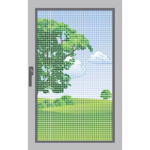 Moskitonetz WINDHAGER, weiß, B:100cm L:120cm, Kunststoff, Schädlingsschutznetze, Insektenschutzgitter, BxH: 100x120 cm
