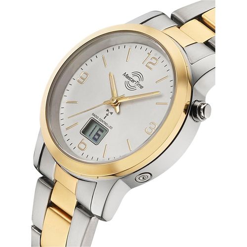 Funkuhr, bunt (bicolor), Armbanduhren, Damen, Quarzuhr Funkuhr