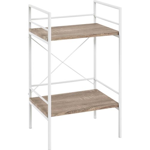 Regal HAKU, weiß, B:34cm H:62cm T:27cm, Metall, Regale, Badregal Haushaltsregal Büroregal Standregal