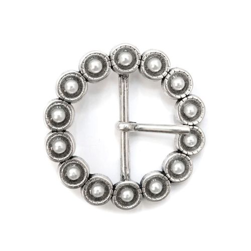 Gürtelschnalle, Damen, silber, Obermaterial: 100% Metall, RETTUNGSRING BY SHOWROOM 019, casual, Gürtel