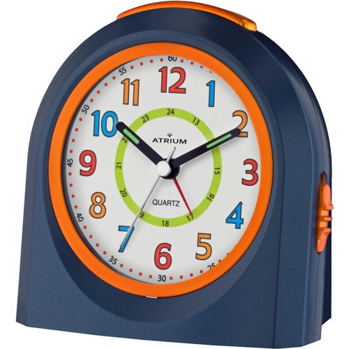Kinderwecker ATRIUM "A921-5", blau, Wecker, Kinder, Kinderwecker, Lernwecker, Geschenkidee, Schulanfang, Kinderzimmer