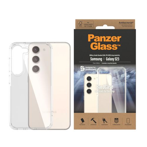PANZERGLASS Backcover "Hardcase - - Samsung Galaxy S23 AB", transparent, B:14cm H:5cm T:24cm, Hüllen