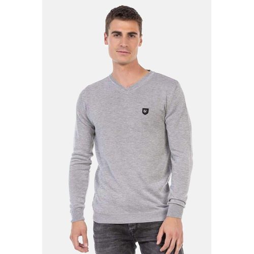V-Ausschnitt-Pullover CIPO & BAXX 