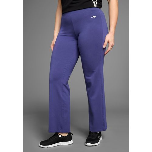 Jazzpants KANGAROOS, Damen, Gr. 54, N-Gr, blau (navy), Jersey, Obermaterial: 95% Baumwolle, 5% Elasthan, sportlich, schmal lang, Hosen