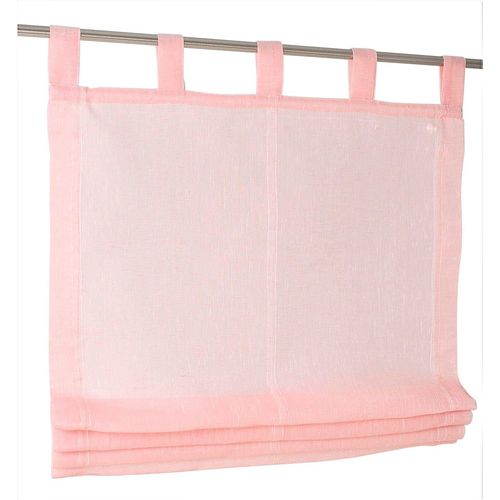 Raffrollo HEINE HOME Gr. 1, rosa (rose), B:45cm H:140cm, Raffrollos