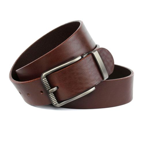 Ledergürtel ANTHONI CROWN, Damen, Gr. 95, braun, Leder, unifarben, Gürtel, Dornschließe in Matt