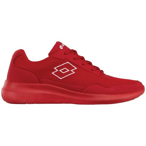 Sneaker LOTTO, Gr. 40, rot (rot, weiß), Synthetik, Kunstfaser, unifarben, sportlich, Schuhe, - besonders leicht & bequem