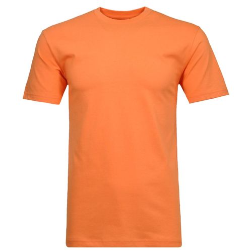 Longshirt RAGMAN, Herren, Gr. 102, orange (aprikose, 052), Baumwolle, casual, Rundhals, Kurzarm, Shirts