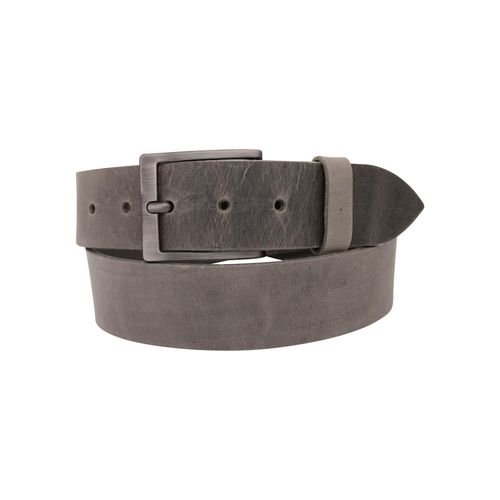 Ledergürtel ANNAMATONI, Damen, Gr. 100, grau, Leder, casual,klassisch,modisch, Gürtel