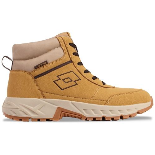 Schnürboots LOTTO, Gr. 45, beige (wheat), Synthetik, Textil, sportlich, Schuhe