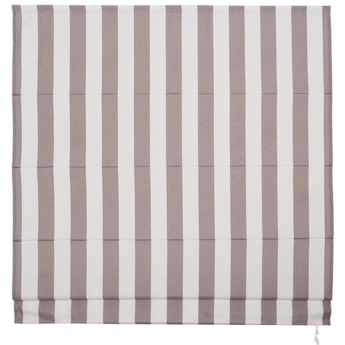 Raffrollo LIEDECO Gr. 1, braun (hellbraun, weiß), B:60cm H:190cm, Obermaterial: 100% Polyester, Raffrollos