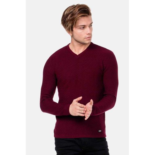 V-Ausschnitt-Pullover CIPO & BAXX 