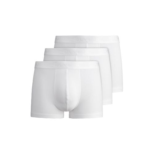 Boxershorts OLYMP, Herren, Gr. XL, weiß, Obermaterial: 95% Baumwolle, 5% Elasthan, Unterhosen
