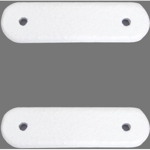 Bleistäbchen GOOD LIFE "Ivy" Gr. 3, weiß, B:7,7cm L:1cm, Metall, Beschwerungsgewichte, zum Einsetzen oder Einnähen