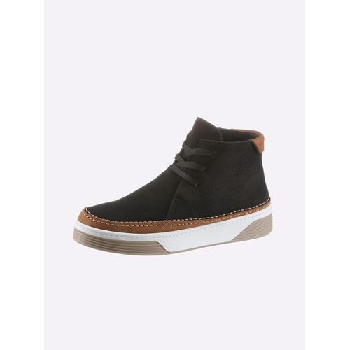 Stiefelette GEMINI, Damen, Gr. 39, schwarz, Glattleder, sportlich, Schuhe