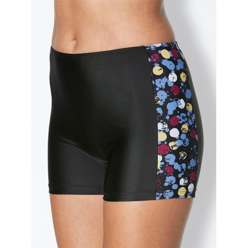Bikini-Hose FEEL GOOD, Damen, Gr. 52, Normalgrößen, schwarz (schwarz, getupft), Elasthan, Polyamid, Badehosen